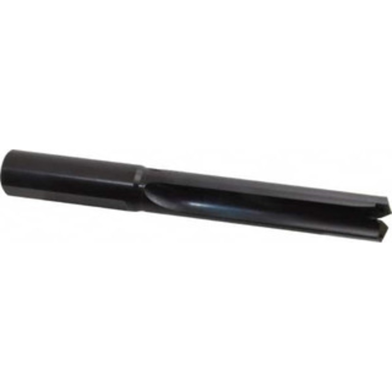 Allied Machine 1-3/16 to 1-3/8 Diam 5-3/8 Max Depth Straight Flute Spade Drill 1-1/4 Diam Straight Shank, 6-41/64 Body Length, 6-1/2 Flute Length, 10 OAL, Through Coolant, Series 2.5 23025S-125L – 79230637