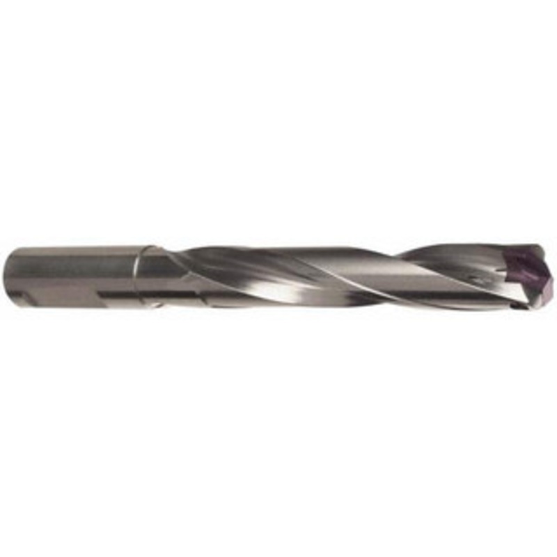 Guhring 0.571 to 0.59, 77.8mm Max Depth, 15.88mm Shank Diam, 150mm OAL, Replaceable-Tip Drill Uses HT 800 WP Inserts, Series 4108 9041080145050 – 51484079