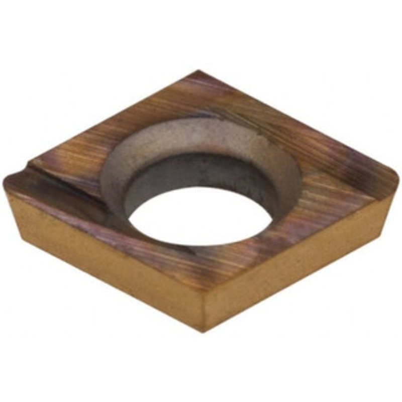 Hertel CDHH12061R HP520B Carbide Boring Insert TiN Finish, RH Hand, 80 Diamond, 1/64 Corner Radius, 5/32 Inscribed Circle, 0.04 Thick, 15 Relief Angle H59873190 – 74160821