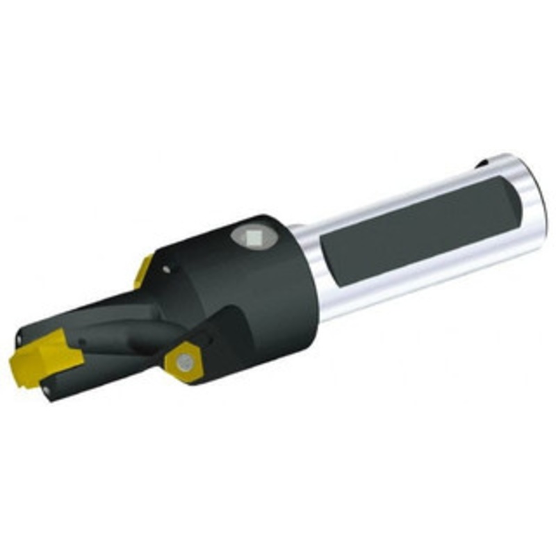 Kennametal 31.75 to 32mm, 8xD, 254mm Max Depth, 1-1/4 Shank Diam, 285.91mm Flute, 384.18mm OAL, Replaceable-Tip Drill Uses KSEM1250 Inserts, Seat Size 8, Series KSEM 1517240 – 02754356