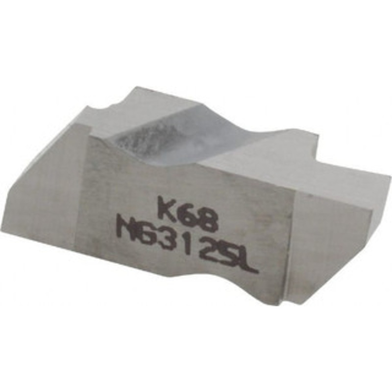 Kennametal NG3125L K68 Carbide Grooving Insert Uncoated, LH, 3.18mm Cutting Width, 3.81mm Max Depth, Series Top Notch 1113594 – 01869643