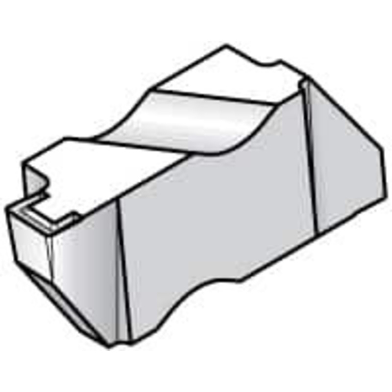 Kennametal NG4250RK KC720 Carbide Grooving Insert TiN Finish, RH, 6.35mm Cutting Width, 6.35mm Max Depth, Series Top Notch 1114101 – 01908482