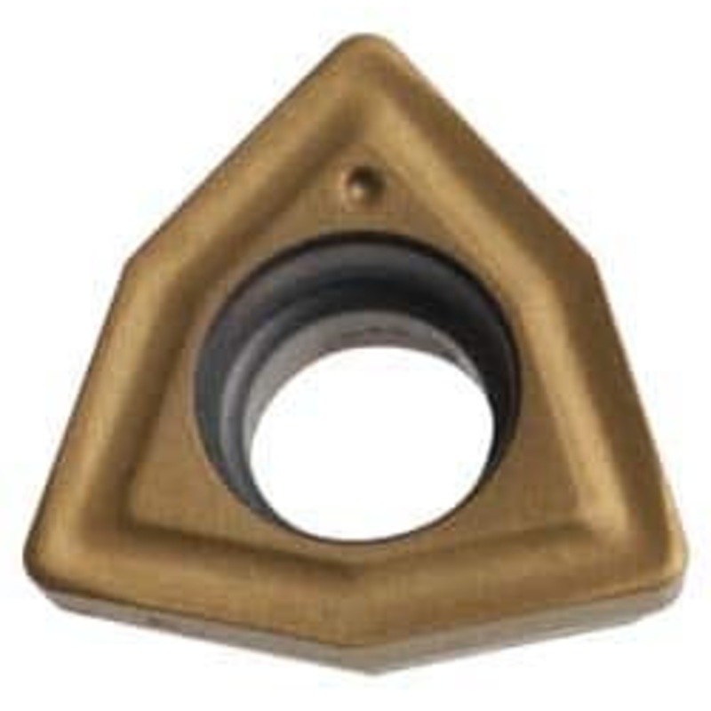 Komet KT05 230804 BK84 Carbide Indexable Drill Insert TiAlN/TiN Finish, 5mm Inscribed Circle, 2.3mm Thick, 0.4mm Corner Radius, Neutral Cut, 84 Trigon W2910010048425 – 08999013