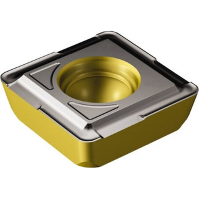 Sandvik Coromant 880-0503W08H-P-GT 4334 Carbide Indexable Drill Insert TiCN/Al2O3/TiN Finish, 8.9mm Inscribed Circle, 3mm Thick, 0.8mm Corner Radius, RH Cut, Square 6633715 – 54731526