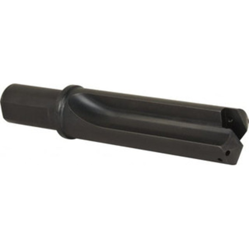 Allied Machine 1-29/32 to 2-9/16 Diam 5-1/8 Max Depth Straight Flute Spade Drill 1-1/2 Diam Straight Shank with Flange, 7-1/4 Body Length, 7-1/16 Flute Length, 9-3/4 OAL, Through Coolant, Series 4 22040S-150F – 79729869