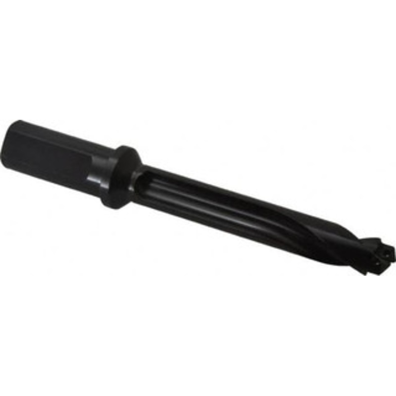Allied Machine 20mm to 21.99mm Diam 5xD 4-11/32 Max Depth Straight Flute Spade Drill 1 Diam Straight Shank with Flange, 5-11/16 Body Length, 7-61/64 OAL, Through Coolant, Series 20 60520S-100F – 92521137