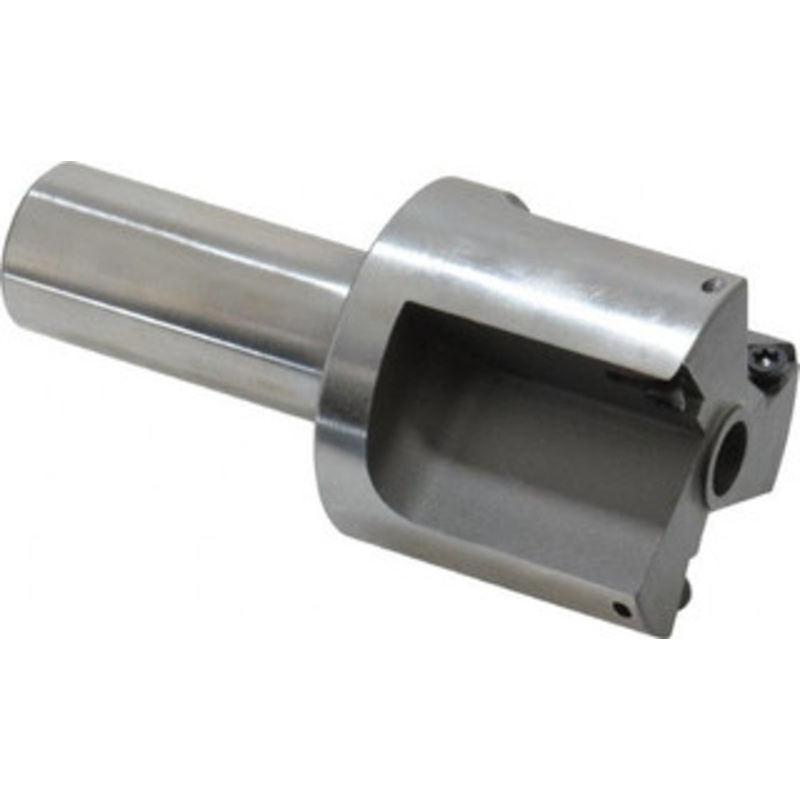 Everede Tool 1-5/8 Diam, 3/4 Shank Diam, 3 Insert Indexable Counterbore Uses TPGH 215 Inserts, 3.2 OAL, Straight Shank 01245 – 36879245