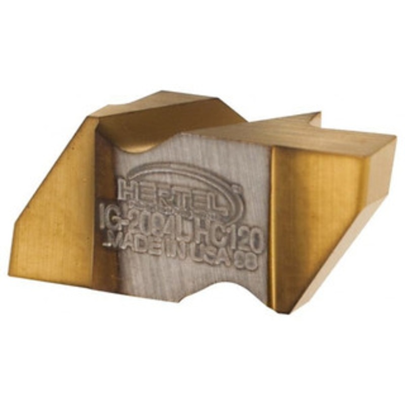 Hertel IG2094L HC120 Carbide Grooving Insert TiN Finish, LH, 2.39mm Cutting Width, 2.79mm Max Depth, Series HertelNotch 3000287 – 32775298