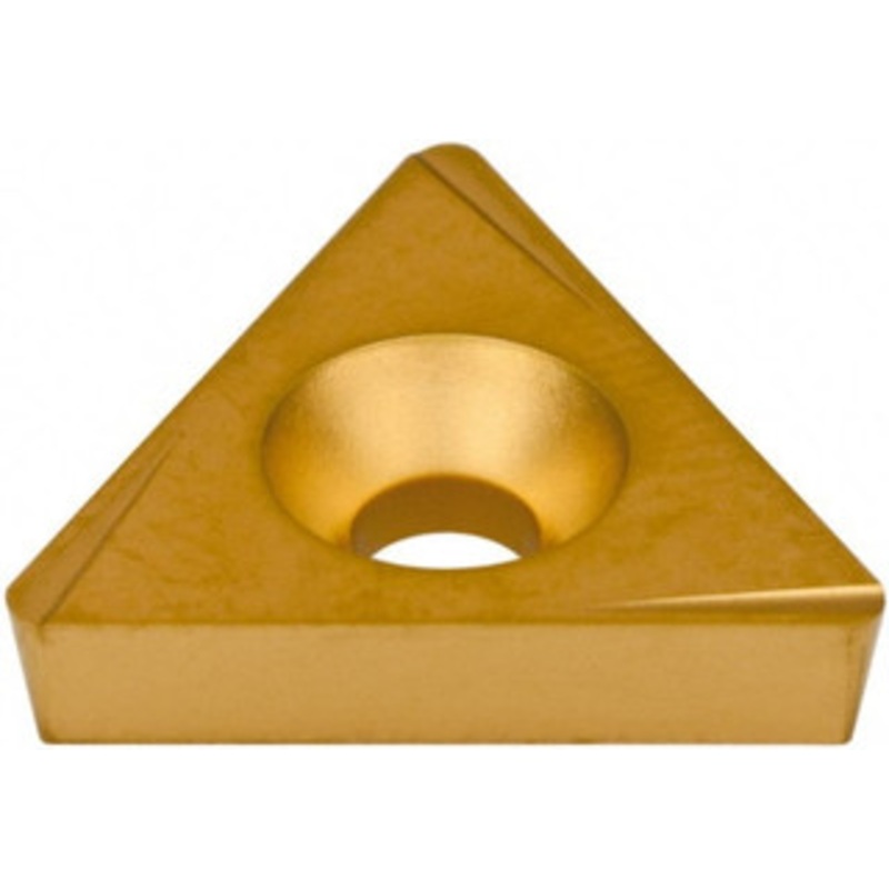 Hertel TPCG322L HC620B Carbide Boring Insert TiN/TiC/TiCN/TiN Finish, LH Hand, 60 Triangle, 1/32 Corner Radius, 3/8 Inscribed Circle, 1/8 Thick, 11 Relief Angle H59875641 – 74159708