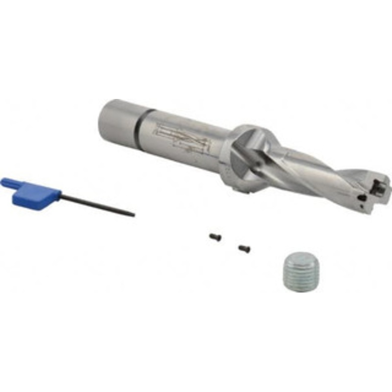 Iscar 2.06 Max Drill Depth, 3xD, 11/16 Diam, Indexable Insert Drill Drill Style DR, 3/4 Shank Diam, Straight Shank 3201361 – 74773730
