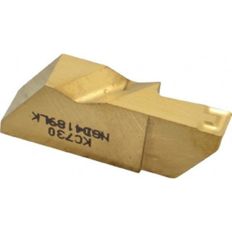 Kennametal NGD4189LK KC730 Carbide Grooving Insert TiN Finish, LH, 4.8mm Cutting Width, 9.53mm Max Depth, Series Top Notch 1114392 – 08445736
