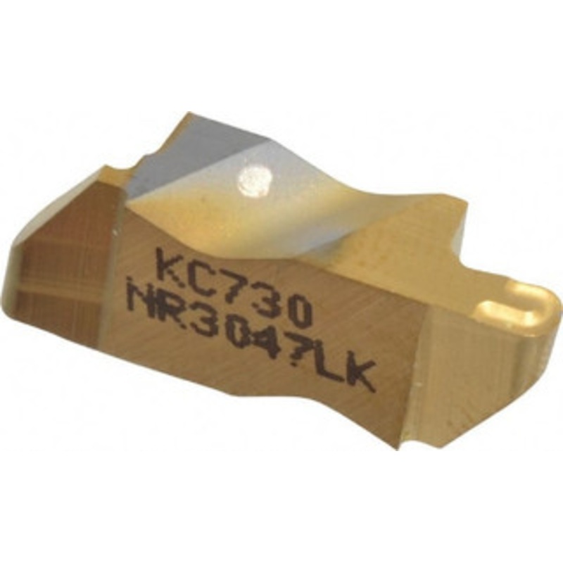 Kennametal NR3047LK KC730 Carbide Grooving Insert TiN Finish, LH, 2.39mm Cutting Width, 3.81mm Max Depth, Series Top Notch 1114218 – 08445017