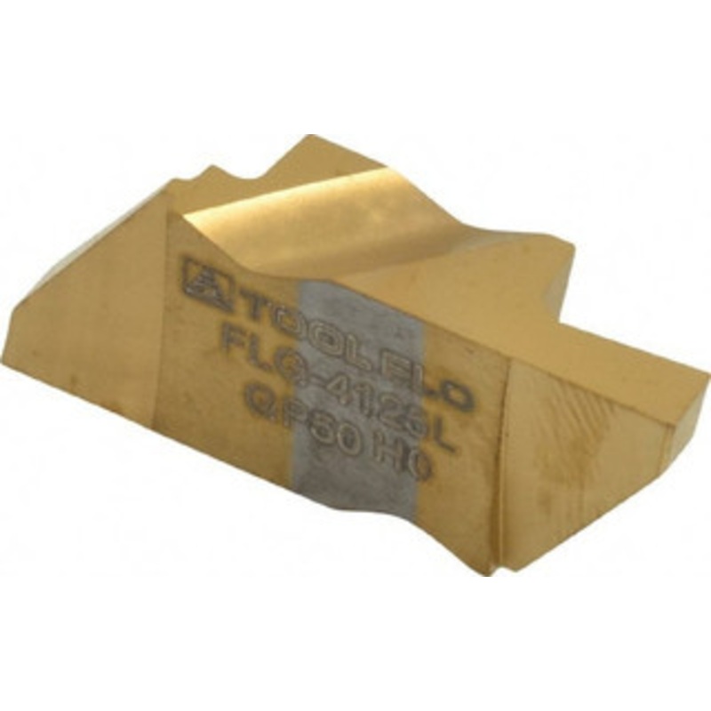 Tool-Flo FLG-4125L GP50 Carbide Grooving Insert TiN Finish, LH, 3.18mm Cutting Width, 6.35mm Max Depth, Series Flo-Lock 564825LN4C – 65355398