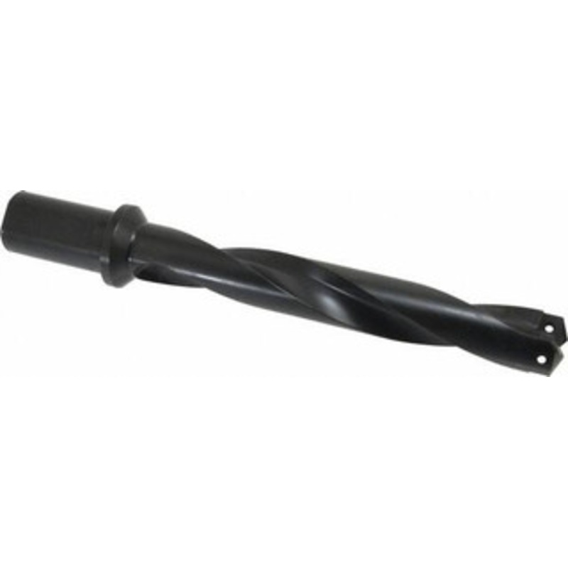 Allied Machine 1-13/32 to 1-7/8 Diam 8-1/4 Max Depth Helical Flute Spade Drill 1-1/2 Diam Straight Shank with Flange, 10-1/2 Body Length, 10-5/16 Flute Length, 13 OAL, Through Coolant, Series 3 24030H-150F – 79731014