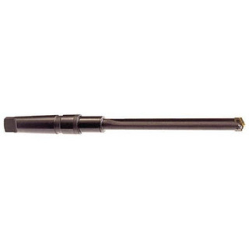 Allied Machine 1-3/16 to 1-3/8 Diam 7-3/8 Max Depth Straight Flute Spade Drill 3MT Taper Shank, 10-15/64 Body Length, 8-1/2 Flute Length, 13-25/32 OAL, Through Coolant, Series 2.5 24025S-003I – 79730974