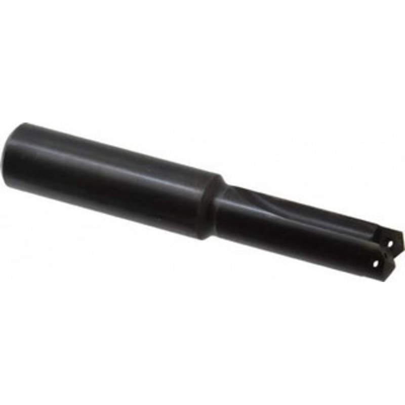 Allied Machine 39/64 to 11/16 Diam 1-3/8 Max Depth Straight Flute Spade Drill 3/4 Diam Straight Shank, 2-19/64 Body Length, 2-3/16 Flute Length, 4-9/16 OAL, Through Coolant, Series 0.5 22005S-075L – 60095536