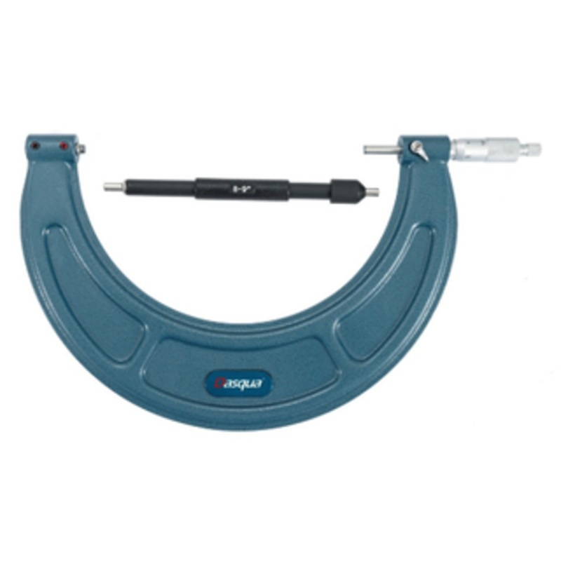 Dasqua Large Outside Micrometer, 8-9 Range, 0.0003 Accuracy – 4112-1145