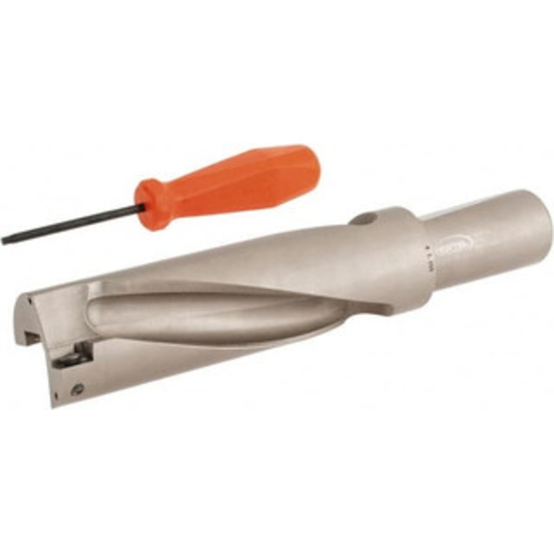 Hertel 6 Max Drill Depth, 3xD, 2 Diam, Indexable Insert Drill Drill Style HID, Takes 2 Inserts, 1-1/2 Shank Diam, Straight Shank 4006124 – 39270202