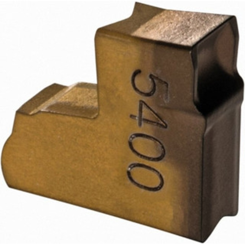 Iscar TAGN3MF IC5400 Carbide Cutoff Insert TiCN/Al2O3/TiN Finish, Neutral Lead Angle, 3mm Cutting Width, 0.2mm Corner Radius, Series Tang-Grip 6080678 – 30732028