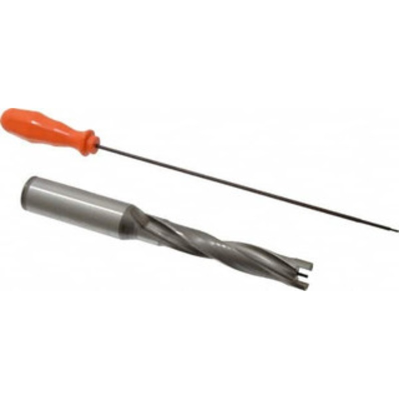 Kennametal 19.05 to 19.55mm, 5xD, 100.08mm Max Depth, 1 Shank Diam, 129.33mm Flute, 209.55mm OAL, Replaceable-Tip Drill Uses KSEM0750 Inserts, Seat Size 2, Series KSEM 1329734 – 05679915