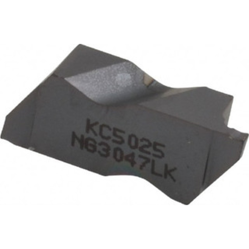 Kennametal NG3047LK KC5025 Carbide Grooving Insert TiAlN Finish, LH, 1.19mm Cutting Width, 1.91mm Max Depth, Series Top Notch 1818370 – 08446197