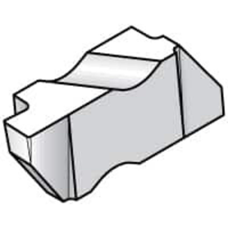 Kennametal NG3142R K68 Carbide Grooving Insert Uncoated, RH, 3.61mm Cutting Width, 3.81mm Max Depth, Series Top Notch 1113579 – 01869528