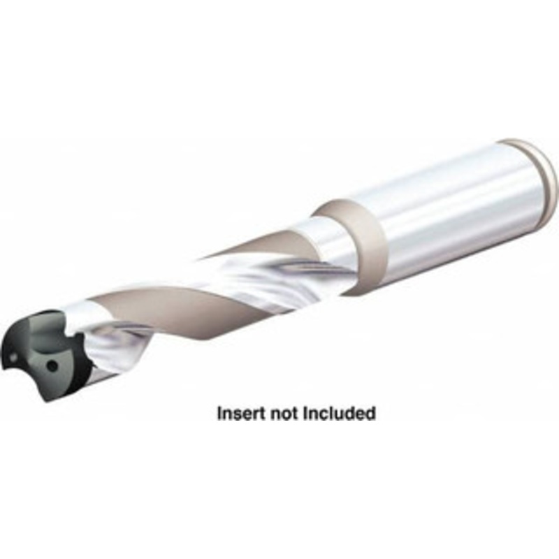 Kennametal Series KenTIP FS, Head Connection R, 3xD, 9/16 Shank Diam, Drill Body 45.47mm Drill Body L to Flange, KTFS Toolholder, 14mm Nose Diam, 107mm OAL, 107mm Drill Body L, 59.2mm Flute L, Straight Shank, Through Coolant 6372018 – 38272183