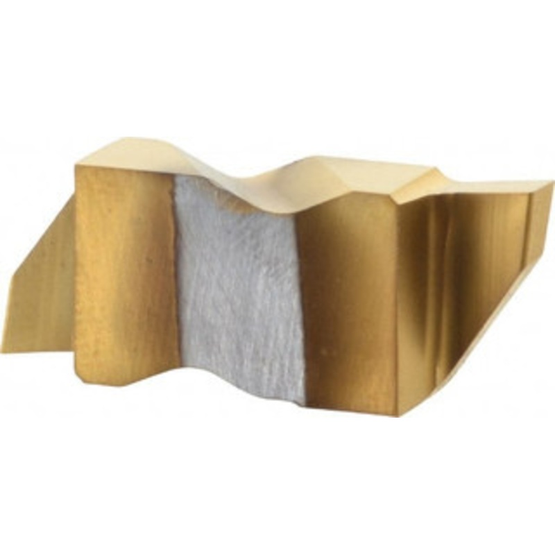 Tool-Flo FLGP-3088R GP3 Carbide Grooving Insert TiN Finish, RH, 2.24mm Cutting Width, 4.57mm Max Depth, Series Flo-Lock 573488RJ5R – 75565184