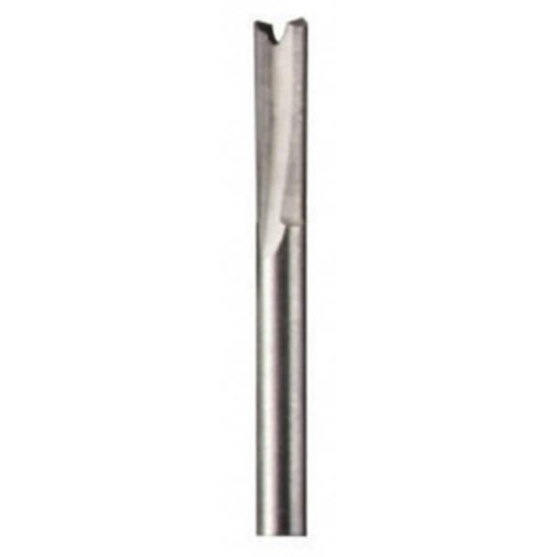 Dremel 1/8 Diam, Straight Router Bit 1/8 Shank Diam, 1-13/64 OAL, High Speed Steel, Use on Soft Materials, Wood 650 – 03351558
