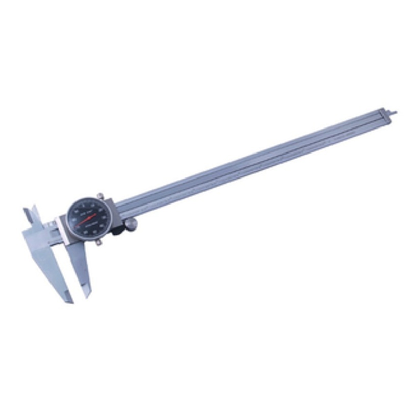 Precise 12 Range Economy Dial Caliper with Black Face, .0016 Accuracy – 4100-0221