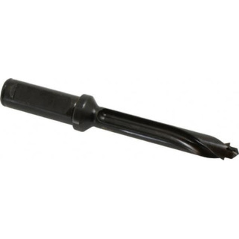 Allied Machine 14mm to 14.99mm Diam 5xD 2-61/64 Max Depth Straight Flute Spade Drill 3/4 Diam Straight Shank with Flange, 4-1/32 Body Length, 6-1/16 OAL, Through Coolant, Series 14 60514S-075F – 92520915