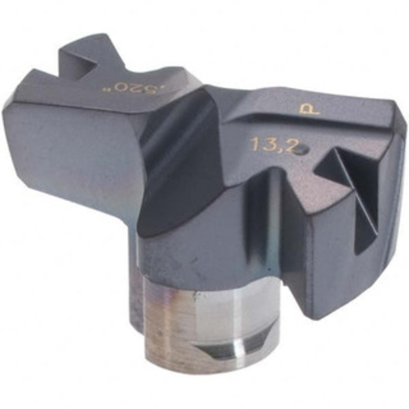 Iscar FCP0520 IC908 Carbide Replaceable Tip Drill TiAlN/TiN Finish, 13.21mm Diam, 5.11mm High 5568111 – 50068337