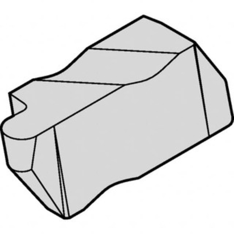 Kennametal NR2M050L KC5010 Carbide Grooving Insert TiAlN Finish, LH, 1mm Cutting Width, 1.27mm Max Depth, Series Top Notch 3387910 – 87519724