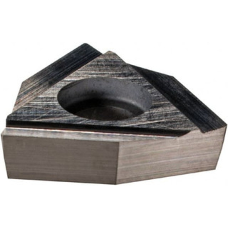 Komet WOHX060302FR G12K10 Carbide Boring Insert Uncoated, 84 Trigon, 0.2mm Corner Radius, 10mm Inscribed Circle, 3.18mm Thick, 8 Relief Angle W00344200221 – 99382350