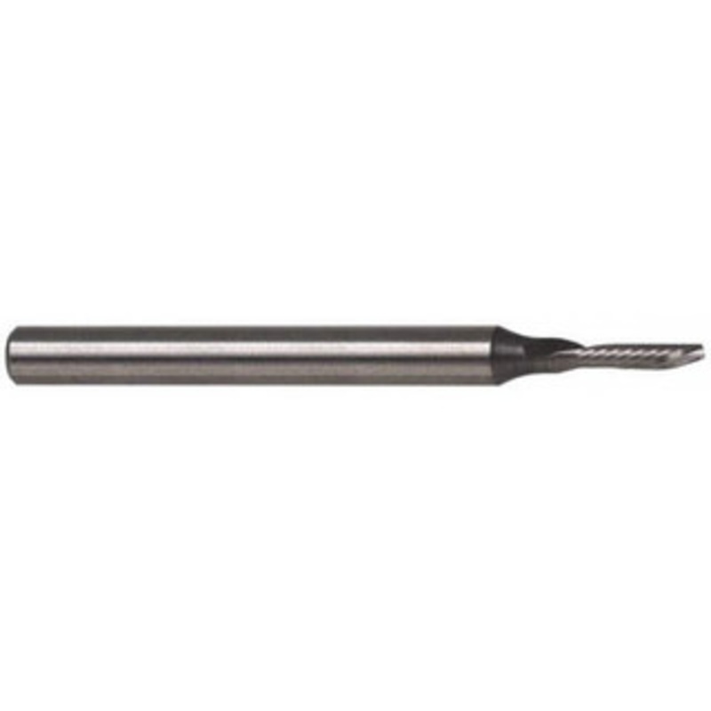 LMT Onsrud LP 3/8 Diam RH Solid Carbide 1-Flute Single Edge Downcut Spiral Router Bit Uncoated, 1-3/8 LOC, 3/8 Shank Diam, 3 OAL, Use on Aluminum 62-627 – 76525823