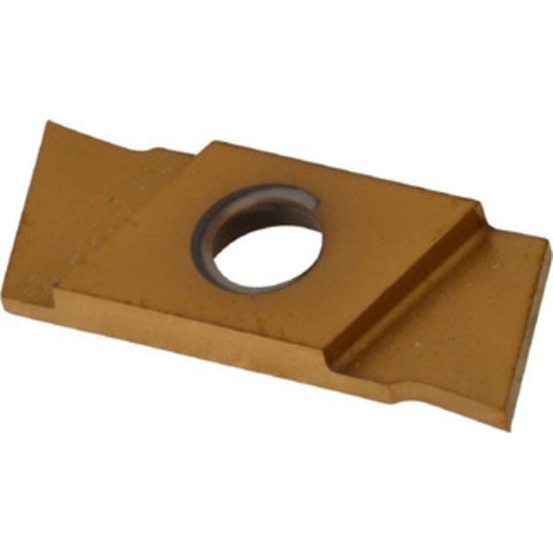 Nikcole GIE 7 SG 1.1 L GOLD Carbide Grooving Insert TiN Finish, LH, 1.1mm Cutting Width, 6mm Max Depth, Series Nikcole GIE7SG1.1LGOLD – 78678356