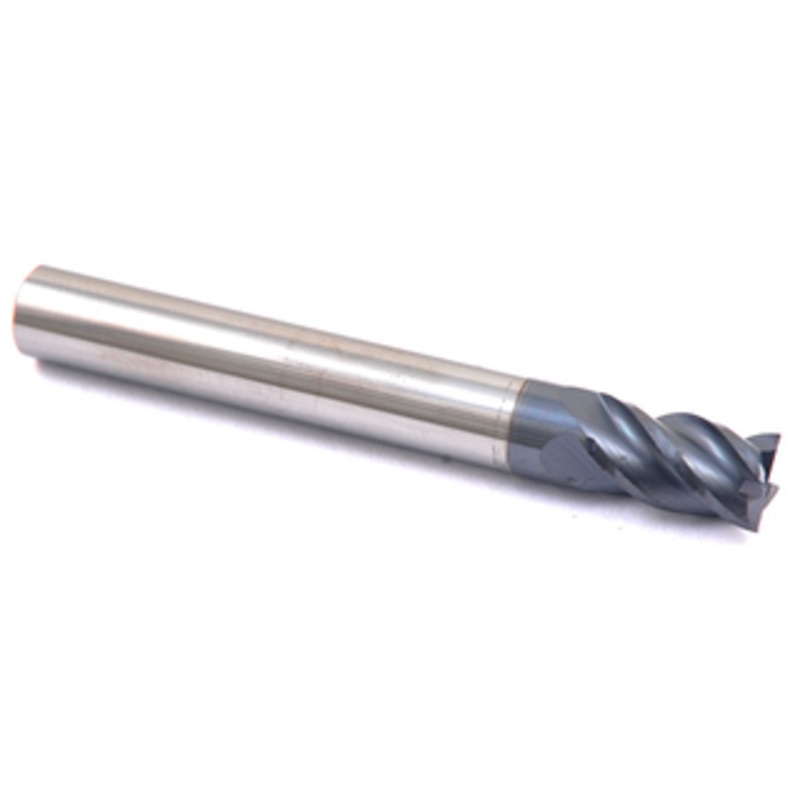 Precise 5/16 Mill Diameter x 5/16 Shank 4 Flute AlTiN-Coated Carbide Single End Mill, Flute Length 13/16, 2-1/2 OAL – 5807-3125