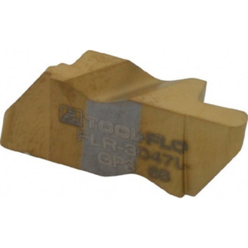 Tool-Flo FLR-3047L GP3 Carbide Grooving Insert TiN Finish, LH, 2.39mm Cutting Width, 4.57mm Max Depth, Series Flo-Lock 593047LJ5R – 75565747