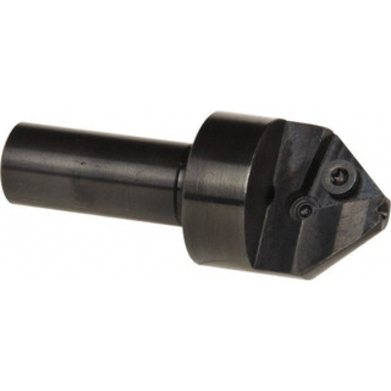Cutting Tool Technologies 0.94 Max Diam, 1/2 Shank Diam, 0.39 LOC, 82 Included Angle, Indexable Countersink Uses 1 Triangle TPGH 321 Insert 8PC-010-C – 73156556
