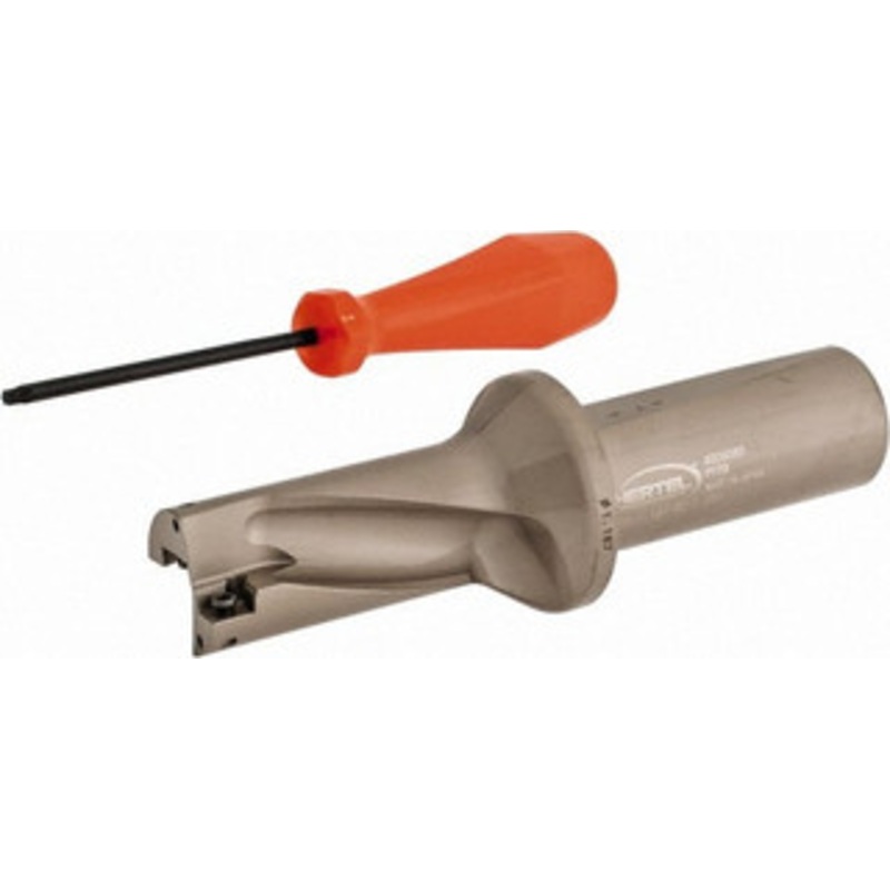 Hertel 2-3/8 Max Drill Depth, 2xD, 1-3/16 Diam, Indexable Insert Drill Drill Style HID, Takes 2 Inserts, 1-1/4 Shank Diam, Straight Shank 4006085 – 39270350