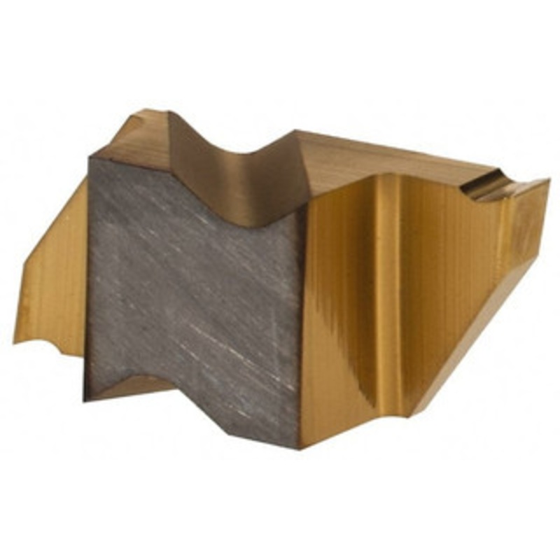 Hertel IG2M100RK HC120 Carbide Grooving Insert TiN Finish, RH, 1mm Cutting Width, 1.9mm Max Depth, Series HertelNotch 3000464 – 53860987