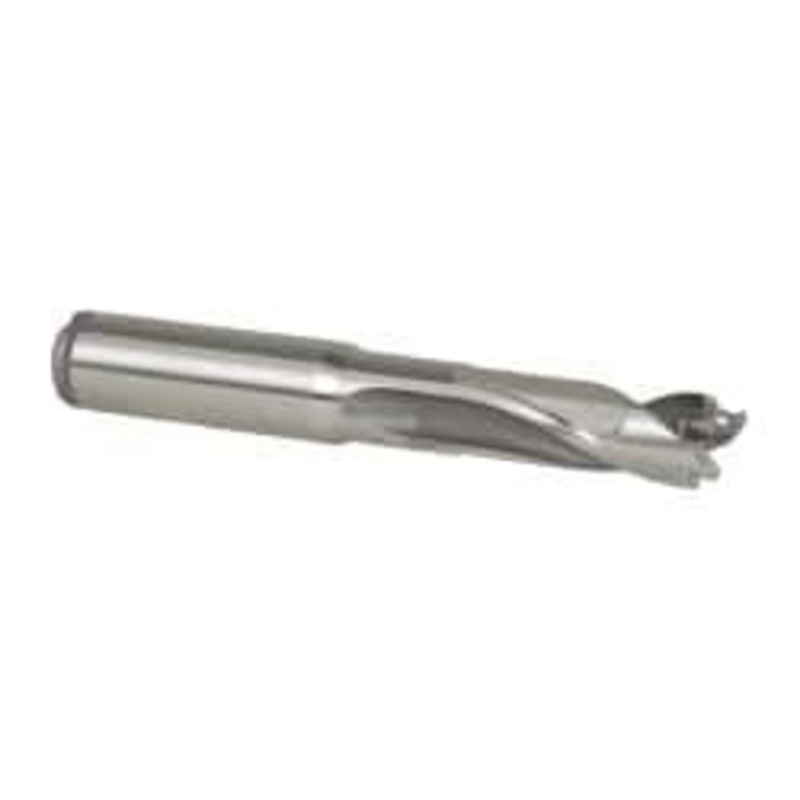 Kennametal 13 to 13.49mm, 3xD, 40.64mm Max Depth, 9/16 Shank Diam, 53.59mm Flute, 107.95mm OAL, Replaceable-Tip Drill Uses KTIP05156HP Inserts, Seat Size P, Series KenTIP 2250726 – 01243344