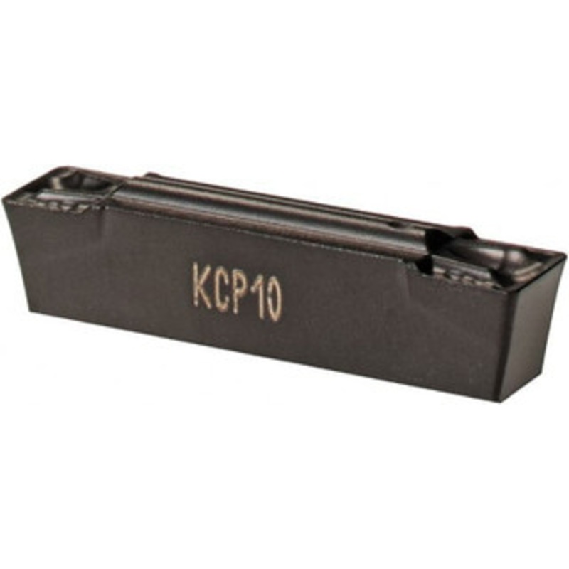 Kennametal A4G0405M04U04GUP KCP10 Carbide Grooving Insert TiCN/Al2O3/TiN Finish, Neutral, 4.05mm Cutting Width, 3.4mm Max Depth, Series A4 3791292 – 63214860