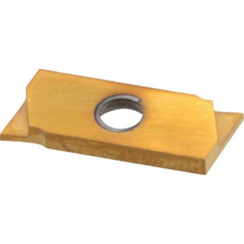 Nikcole GIE 7 SG 0.8 R GOLD Carbide Grooving Insert TiN Finish, RH, 0.8mm Cutting Width, 2.54mm Max Depth, Series Nikcole GIE7 SG0.8RGOLD – 78677853