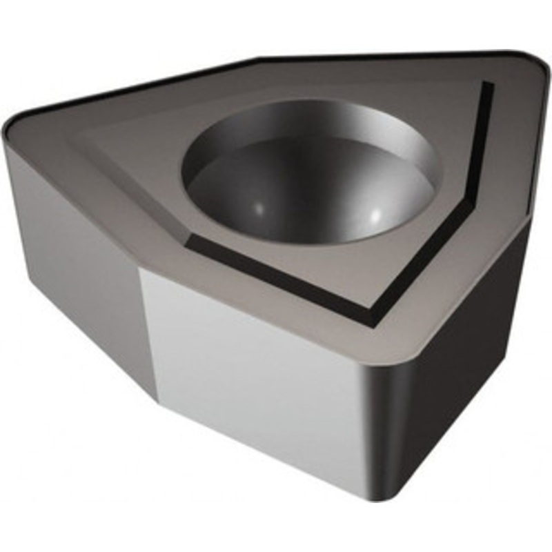 Sandvik Coromant WCMX080412 R-53 3040 Carbide Indexable Drill Insert TiCN/Al2O3 Finish, 1/2 Inscribed Circle, 3/16 Thick, 1.2mm Corner Radius, RH Cut, 7 Trigon 5756232 – 07795370