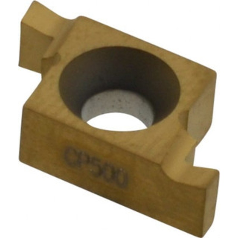 Seco Tools 10NR.056FG CP500 Carbide Grooving Insert TiAlN/TiN Finish, RH, 0.056 Cutting Width, 0.056 Max Depth, Series Snap Tap 00731877 – 04024055