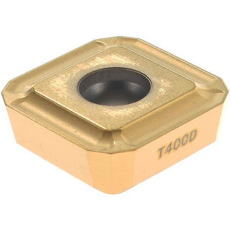 Seco Tools SPGX1504C1 T400D Carbide Indexable Drill Insert TiAlN/TiN Finish, 15.88mm Inscribed Circle, 4.76mm Thick, 90 Square 74077376 – 01015361
