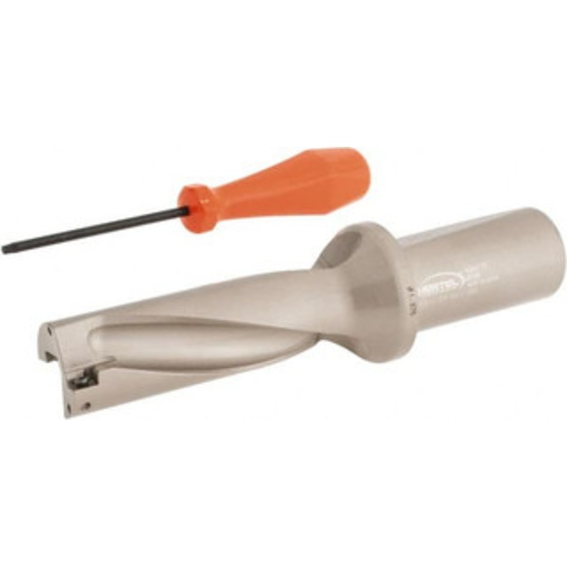 Hertel 4-1/8 Max Drill Depth, 3xD, 1-3/8 Diam, Indexable Insert Drill Drill Style HID, Takes 2 Inserts, 1-1/2 Shank Diam, Straight Shank 4006137 – 39270103