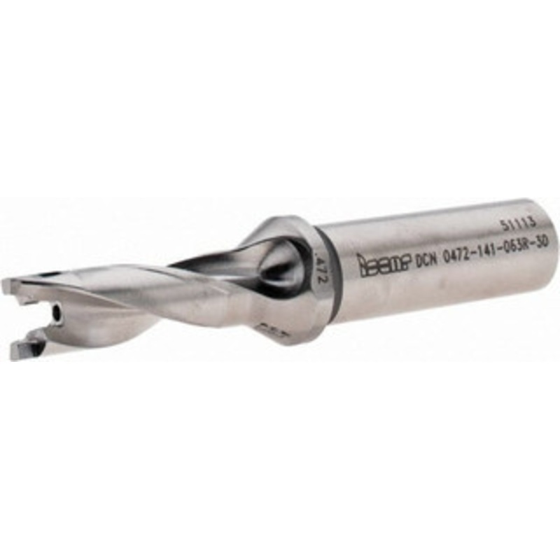 Iscar 0.472 to 0.488, 3xD, 1.41 Max Depth, 5/8 Shank Diam, 3.98 OAL, Replaceable-Tip Drill Uses FCP, ICK, ICK-2M, ICM, ICP, iCP-2M Inserts, DCN Toolholder, Series SumoCham 3202789 – 73822975