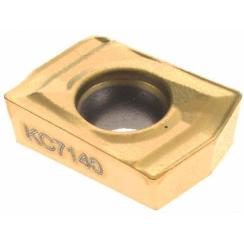 Kennametal DFR030204GD KC7140 Carbide Indexable Drill Insert TiN/TiCN Finish, 0.236 Inscribed Circle, 2.88mm Thick, 0.4mm Corner Radius 1806435 – 01277912